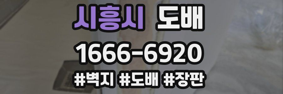 시흥시 도배