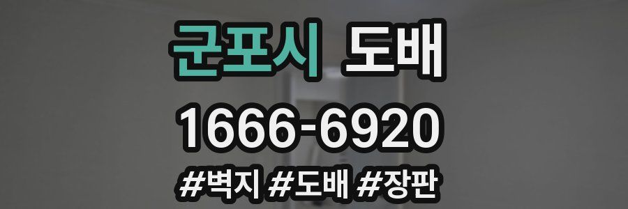 군포시 도배