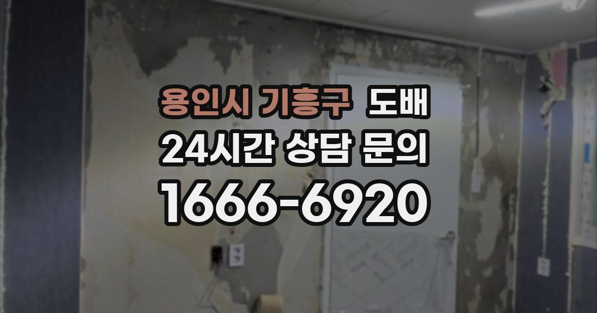 용인시 기흥구 도배