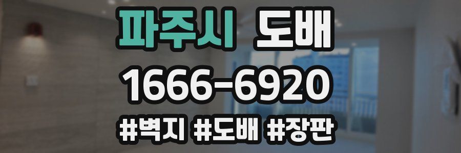 파주시 도배