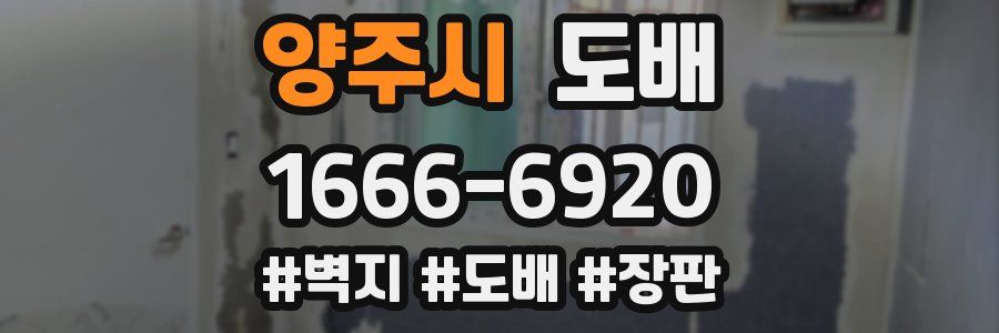 양주시 도배