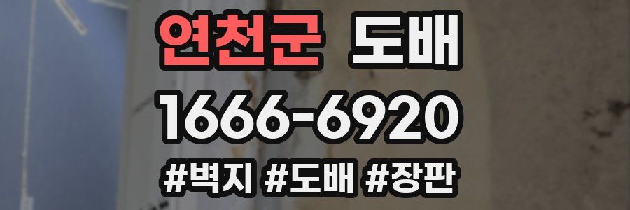 연천군 도배