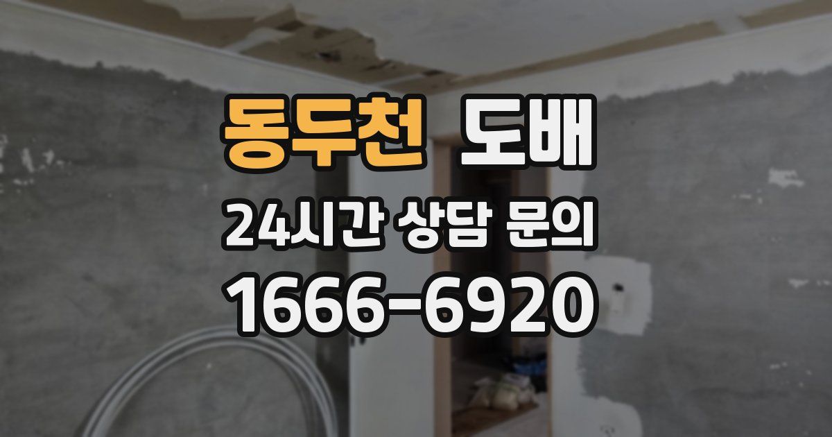 동두천 도배