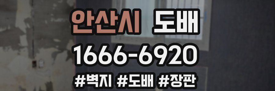 안산시 도배