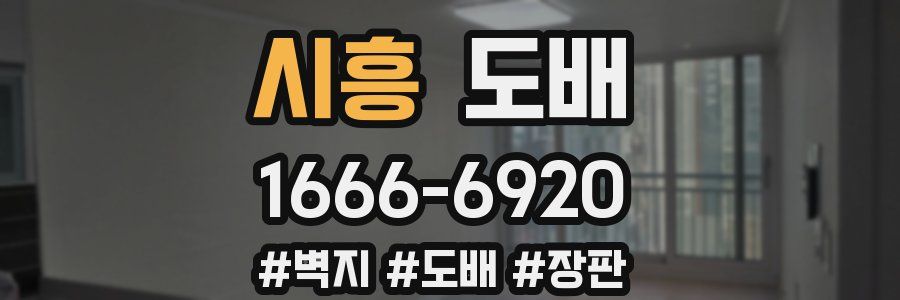 시흥 도배