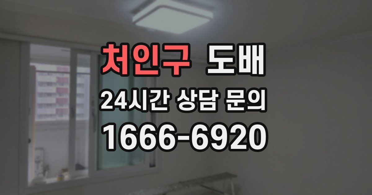 처인구 도배