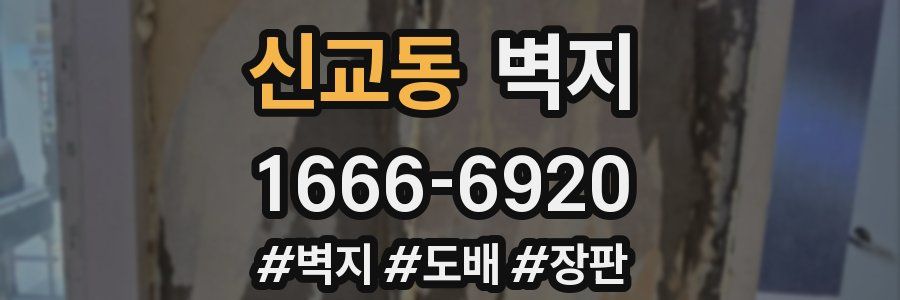 신교동 벽지