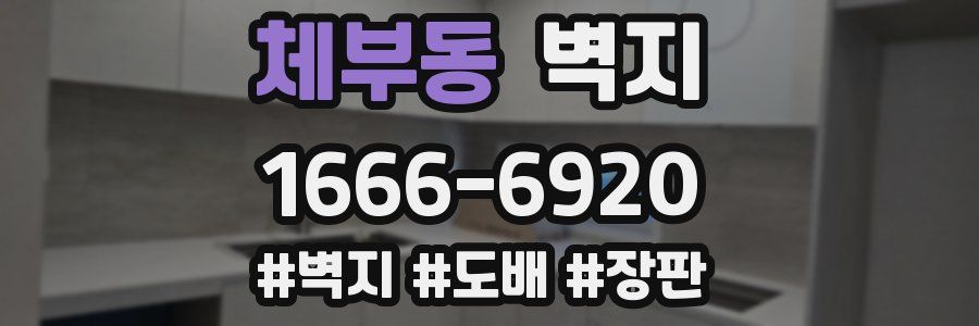 체부동 벽지