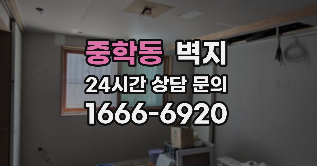 중학동 벽지