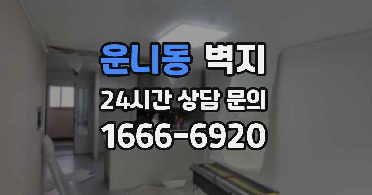 운니동 벽지