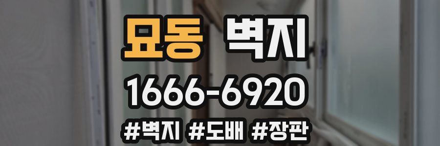 묘동 벽지