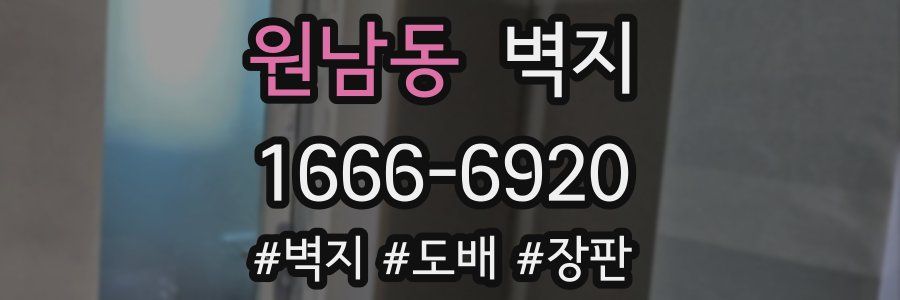 원남동 벽지