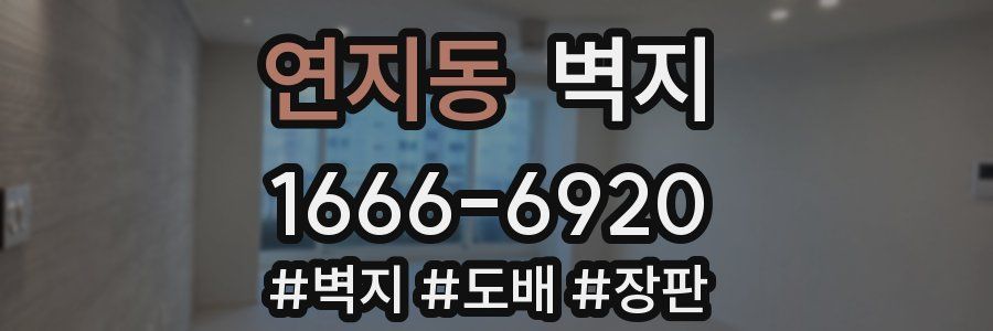 연지동 벽지