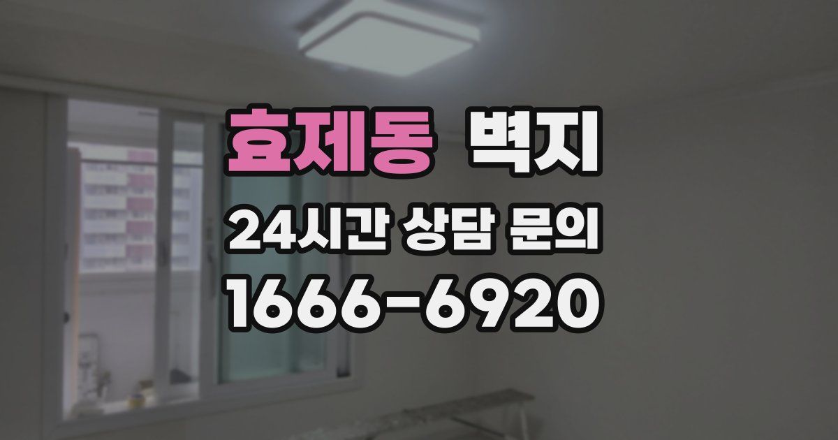 효제동 벽지