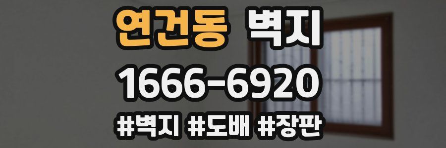 연건동 벽지