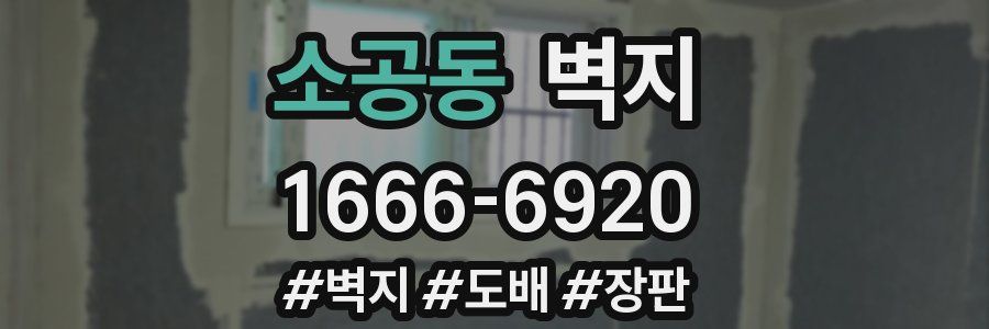 소공동 벽지