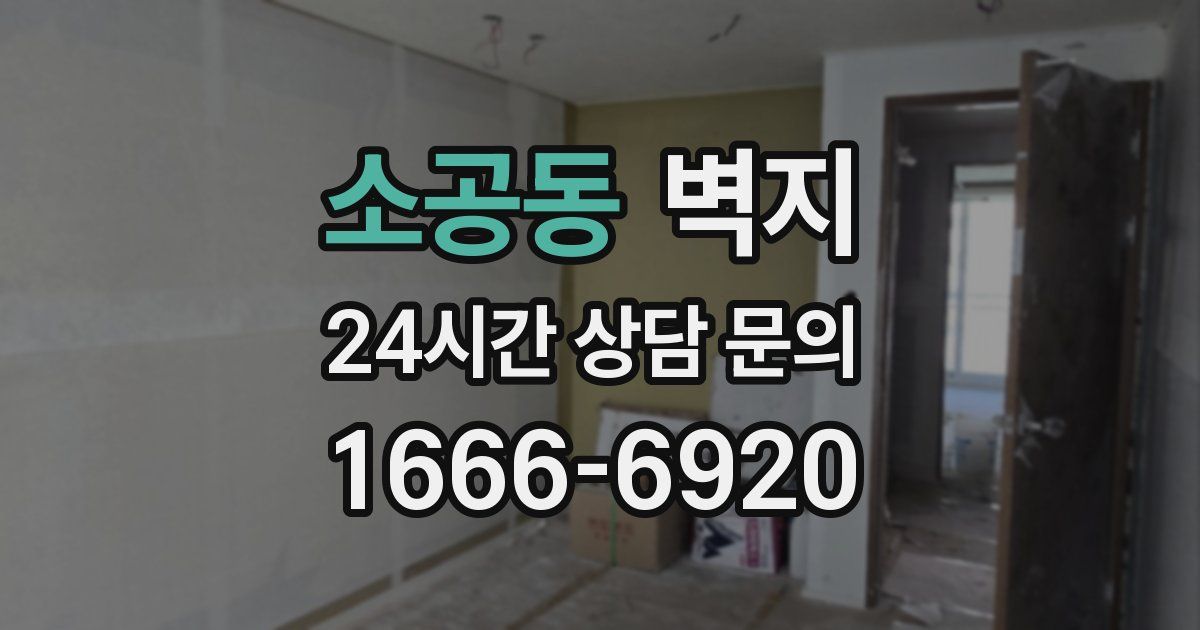 소공동 벽지