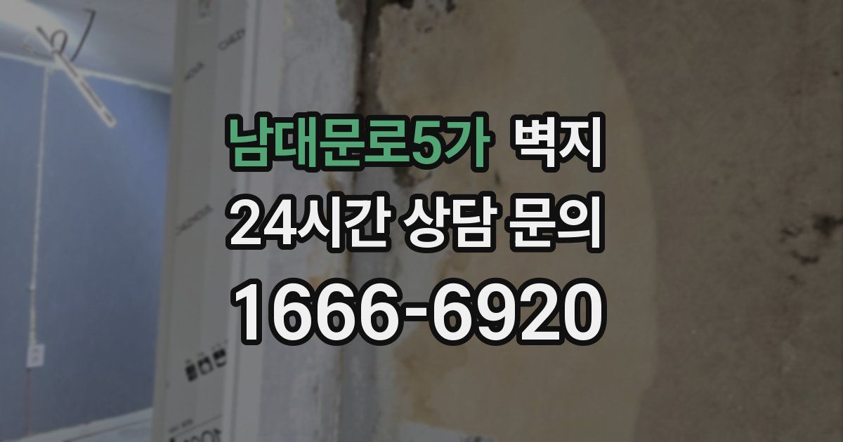 남대문로5가 벽지