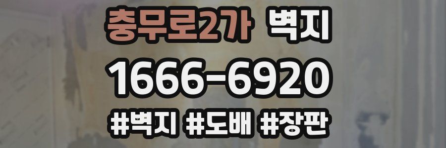 충무로2가 벽지