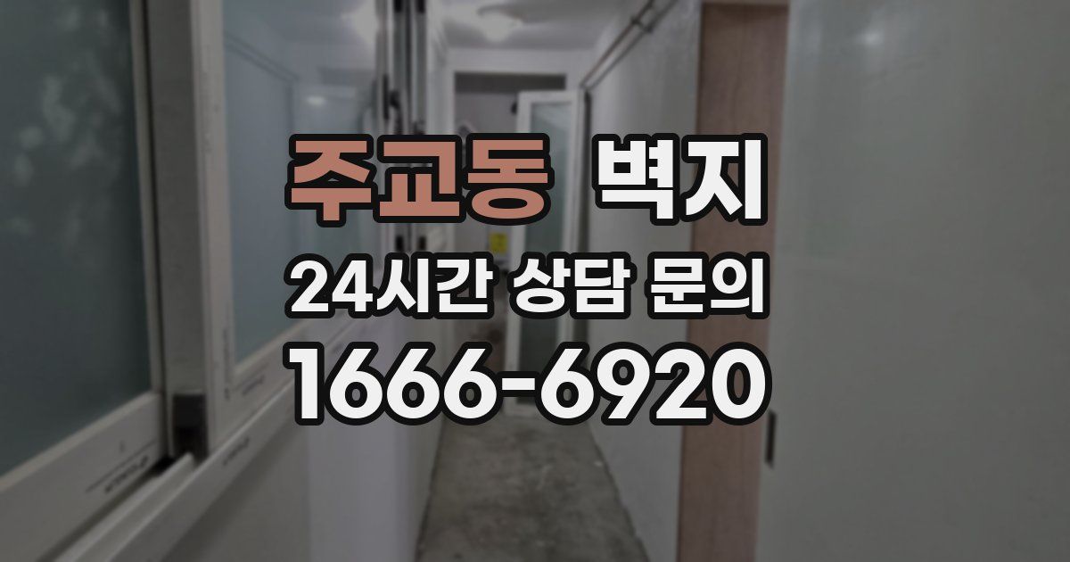 주교동 벽지