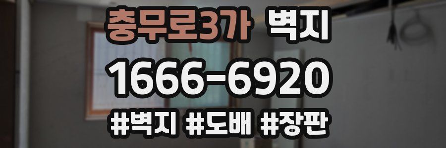 충무로3가 벽지