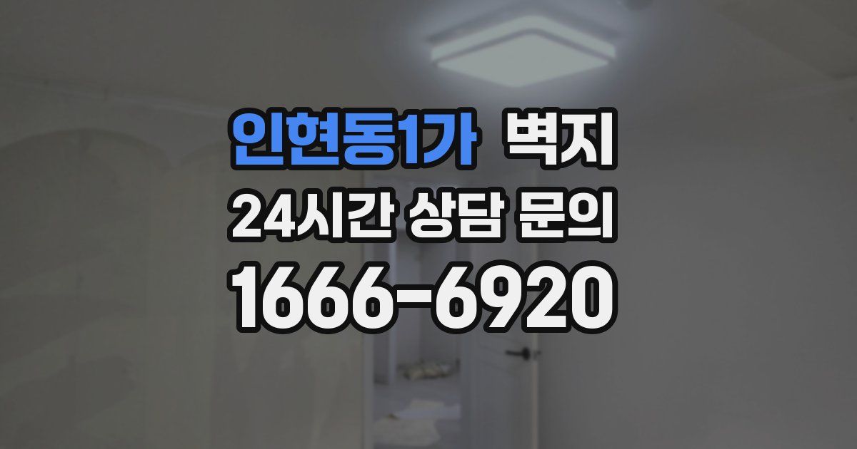 인현동1가 벽지