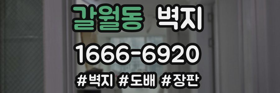 갈월동 벽지