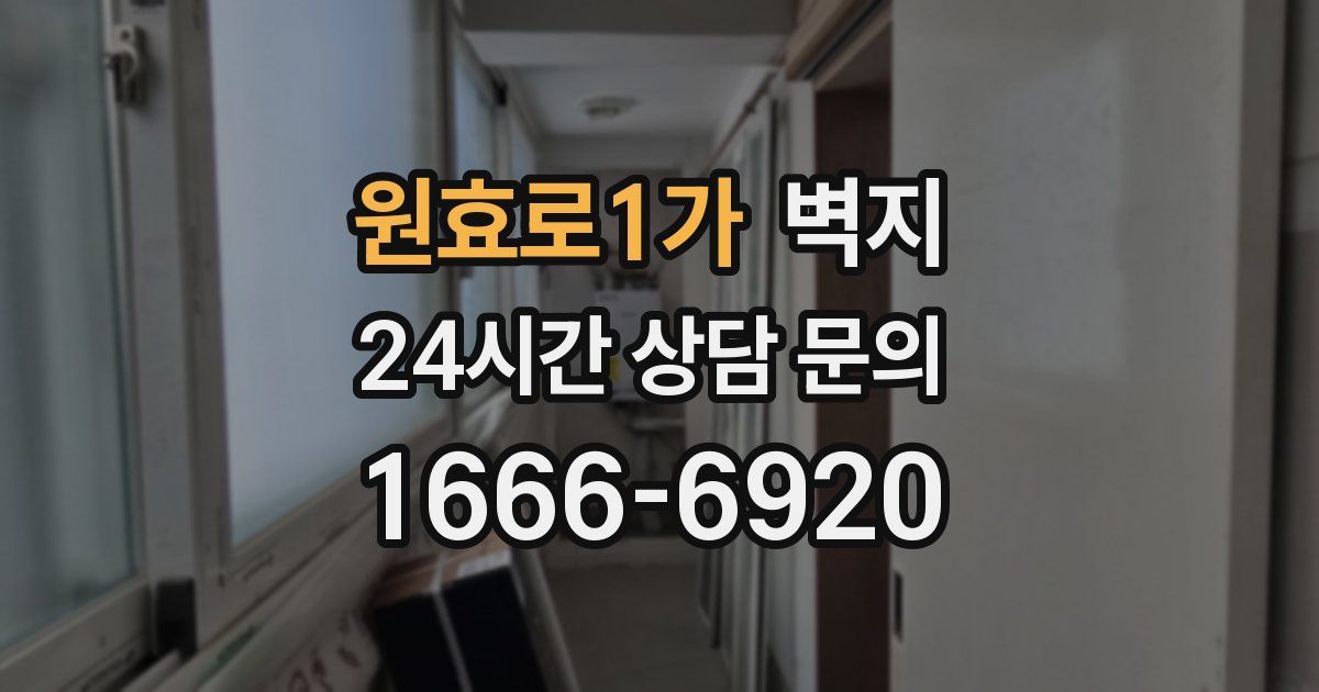 원효로1가 벽지