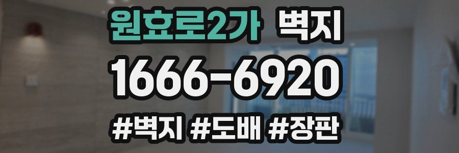 원효로2가 벽지