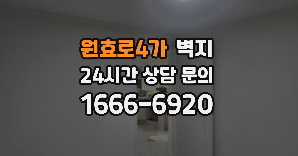 원효로4가 벽지