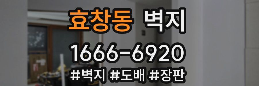 효창동 벽지