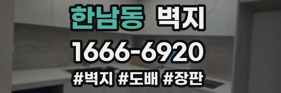 한남동 벽지