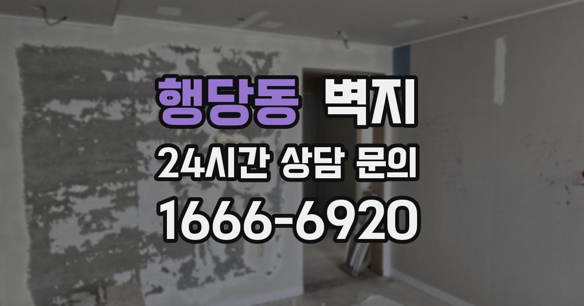 행당동 벽지