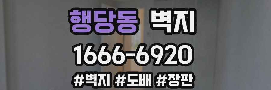 행당동 벽지