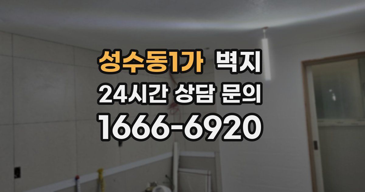성수동1가 벽지