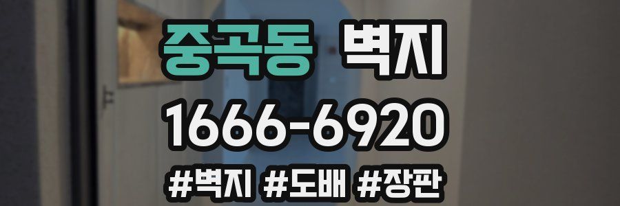 중곡동 벽지