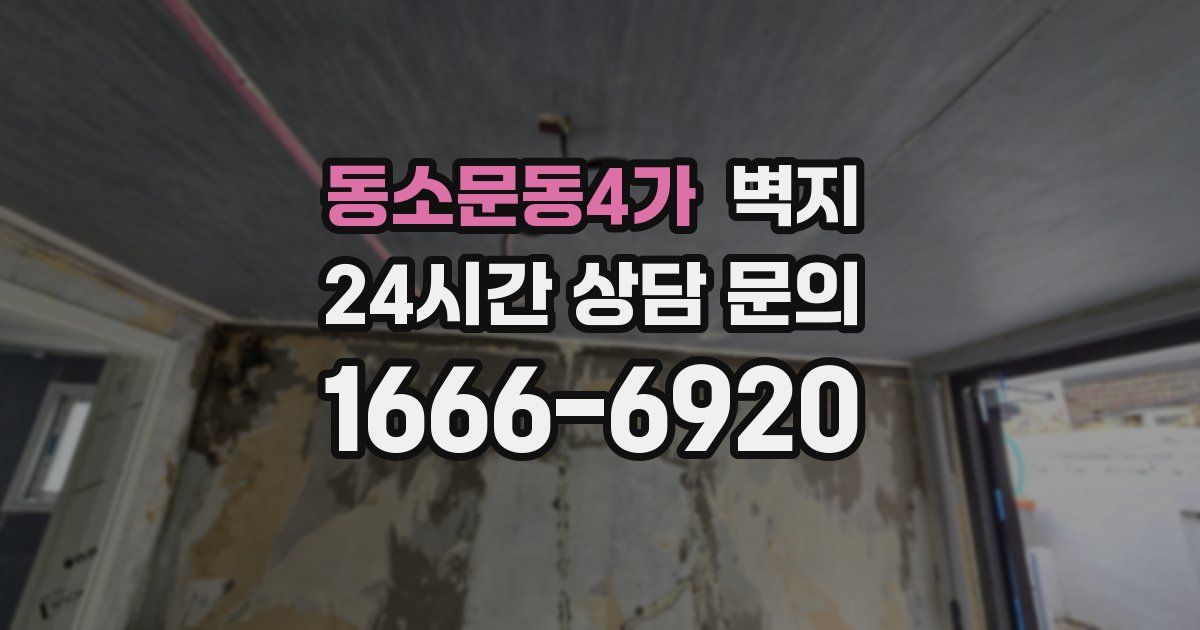동소문동4가 벽지