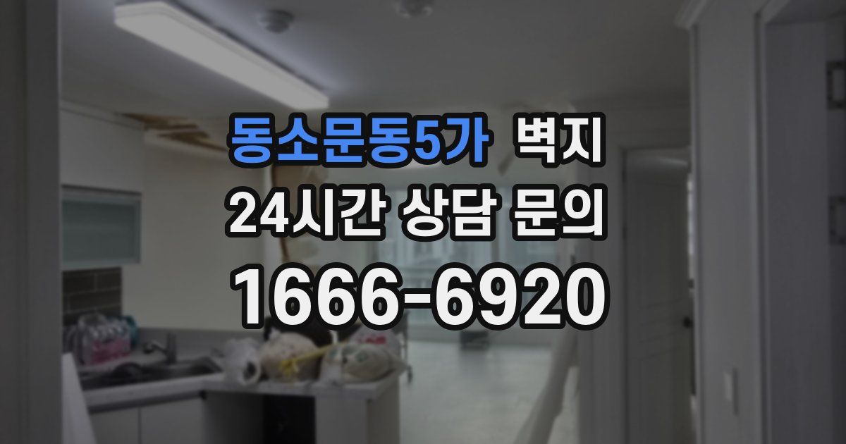 동소문동5가 벽지