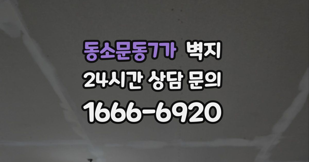 동소문동7가 벽지