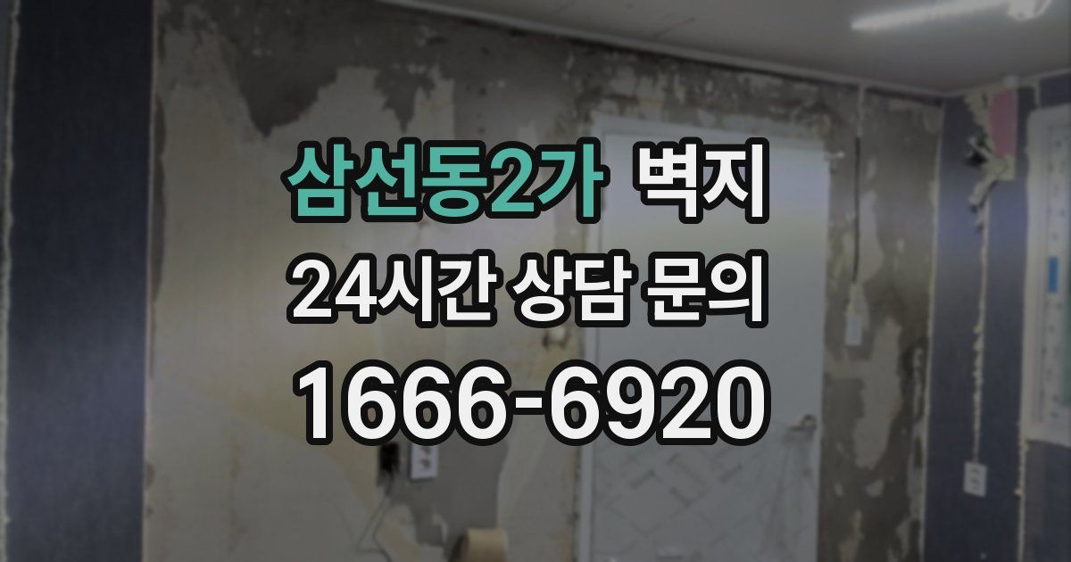 삼선동2가 벽지
