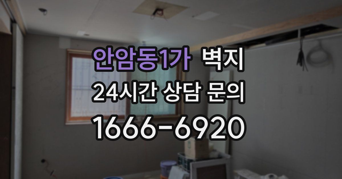 안암동1가 벽지