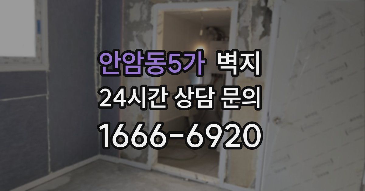 안암동5가 벽지