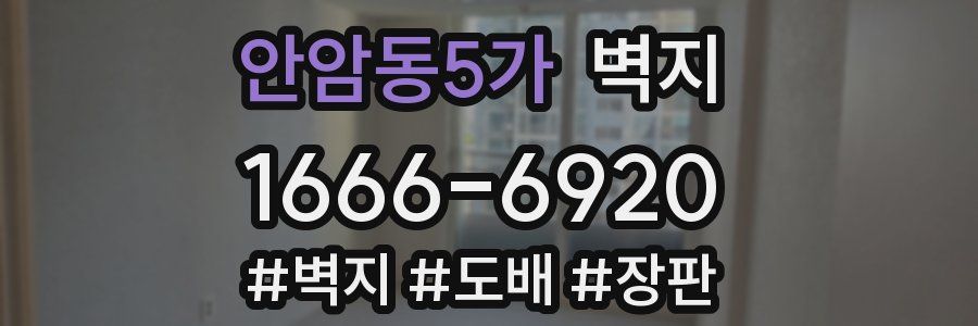 안암동5가 벽지