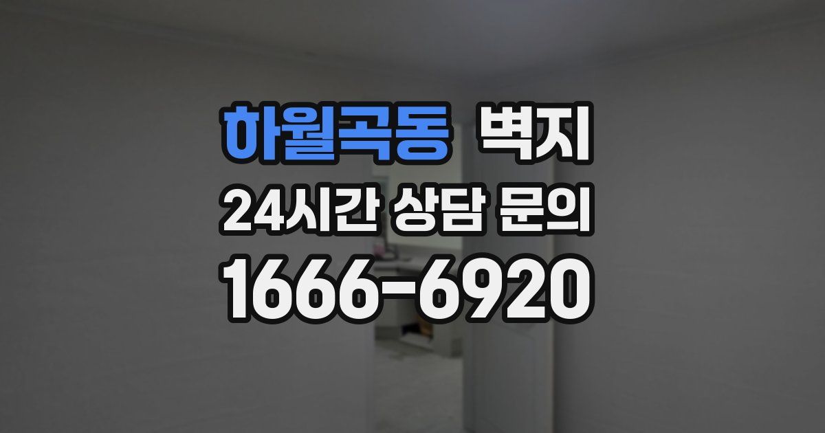 하월곡동 벽지