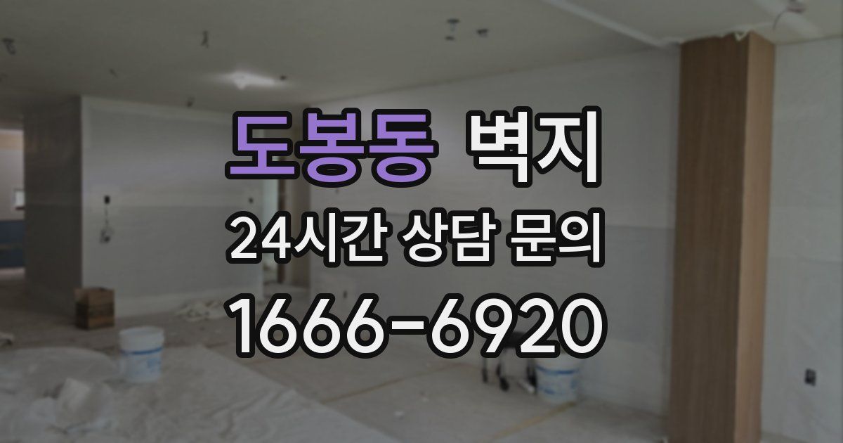 도봉동 벽지