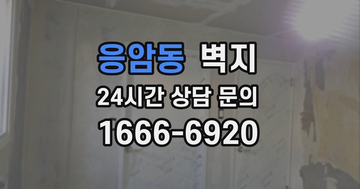 응암동 벽지