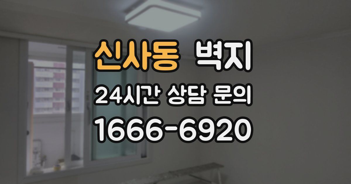 신사동 벽지