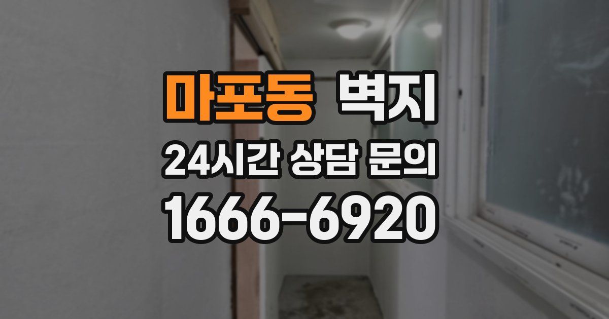 마포동 벽지