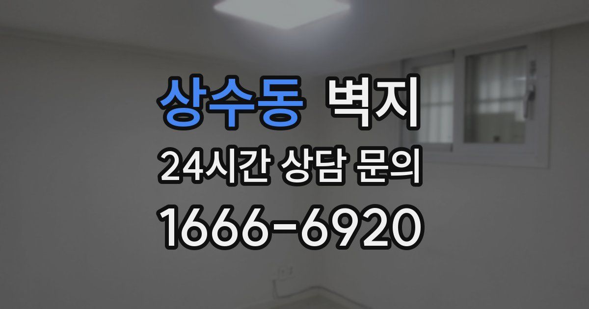 상수동 벽지