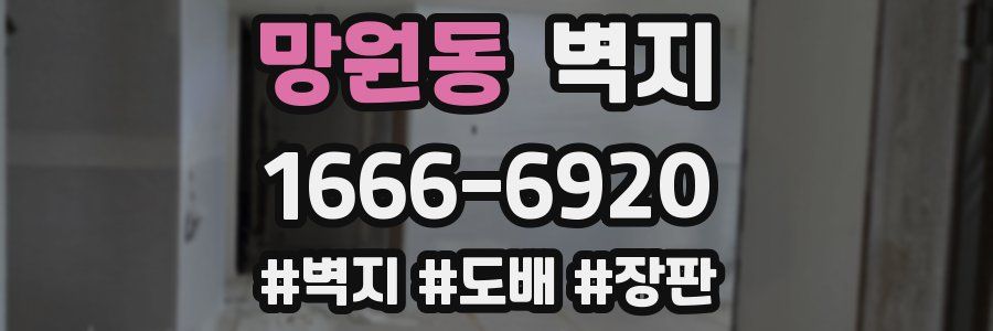 망원동 벽지